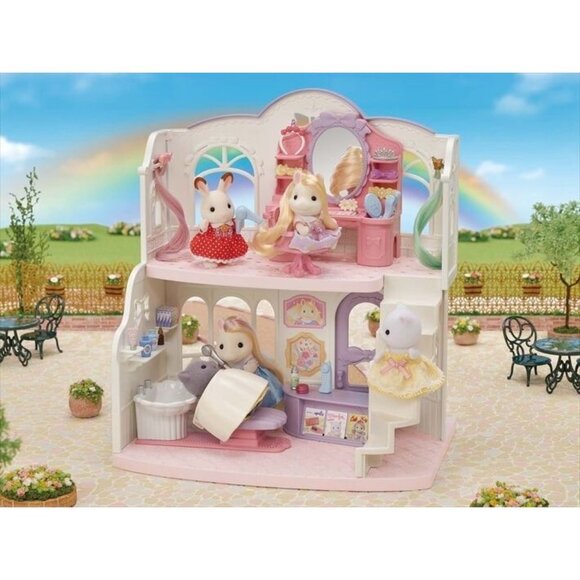 Calico Critters Pony's Stylish Hair Salon Dollhouse Playset & Accessories NEW - Picture 4 of 7